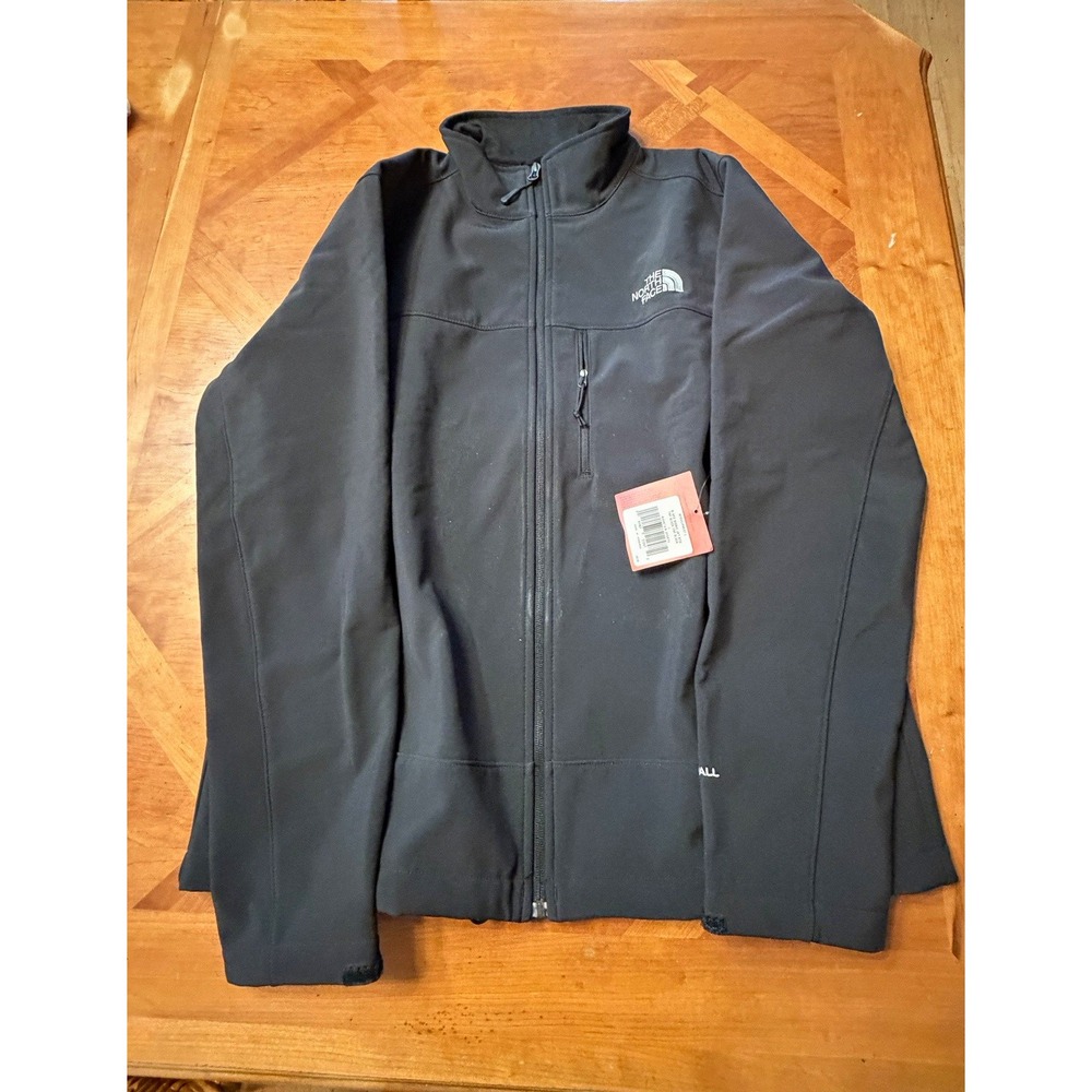 The North Face Apex Bionic WindWall Jacket Men's L Regular Full Zip Black NWT